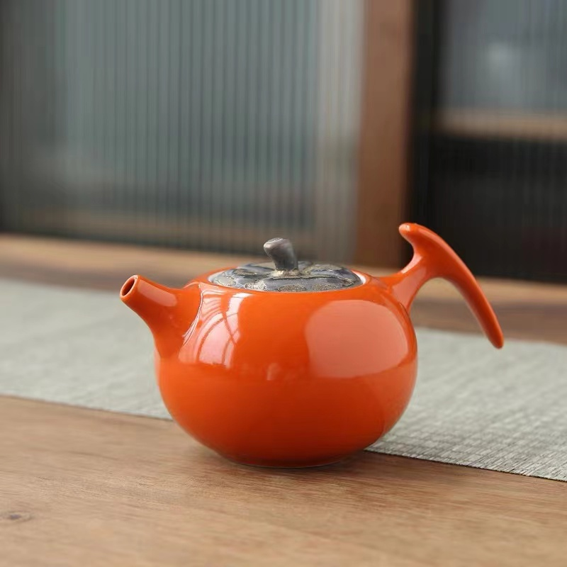 Lovely persimmon teapot