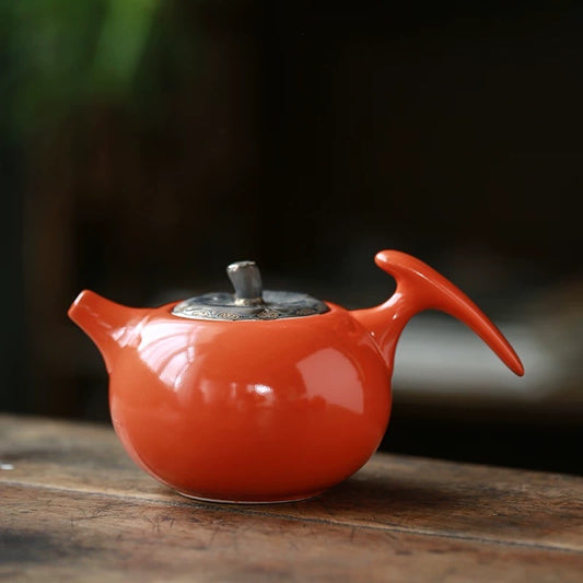 Lovely persimmon teapot